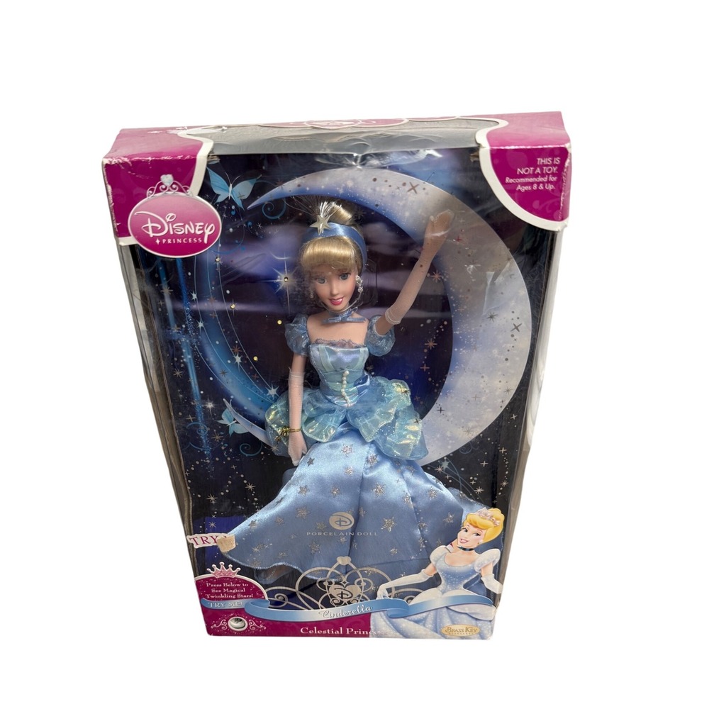Disney Princess‎ Cinderella Celestial Princess Porcelain Doll NEW in Box 2009